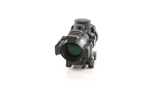 AIM Sports 4x32mm Tri-Illuminated Scope with 3/4 Circle Reticle 360 View - image 1 from the video